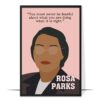 Rosa Parks Black History Wall Art