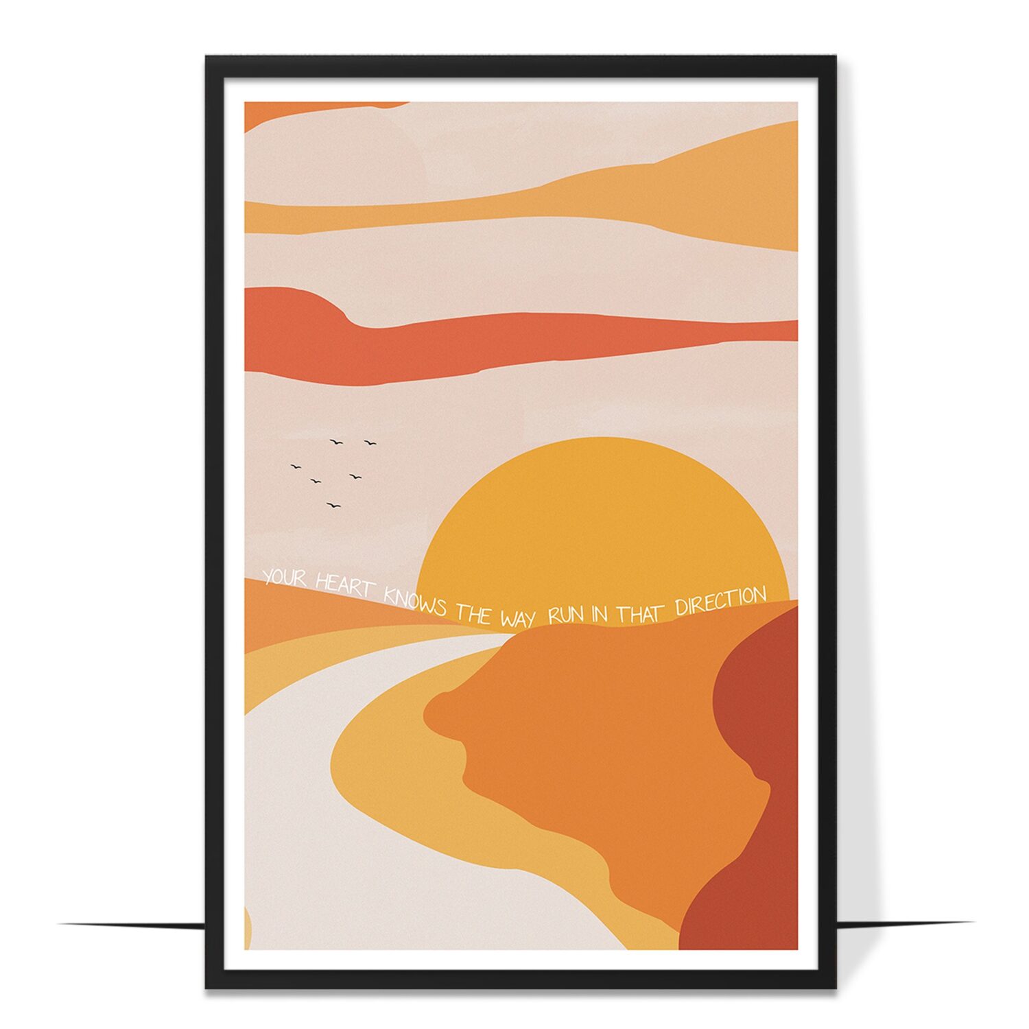 Run In That Direction Wall Art