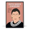Ruth Bader Ginsburg Hand-drawn Wall Art