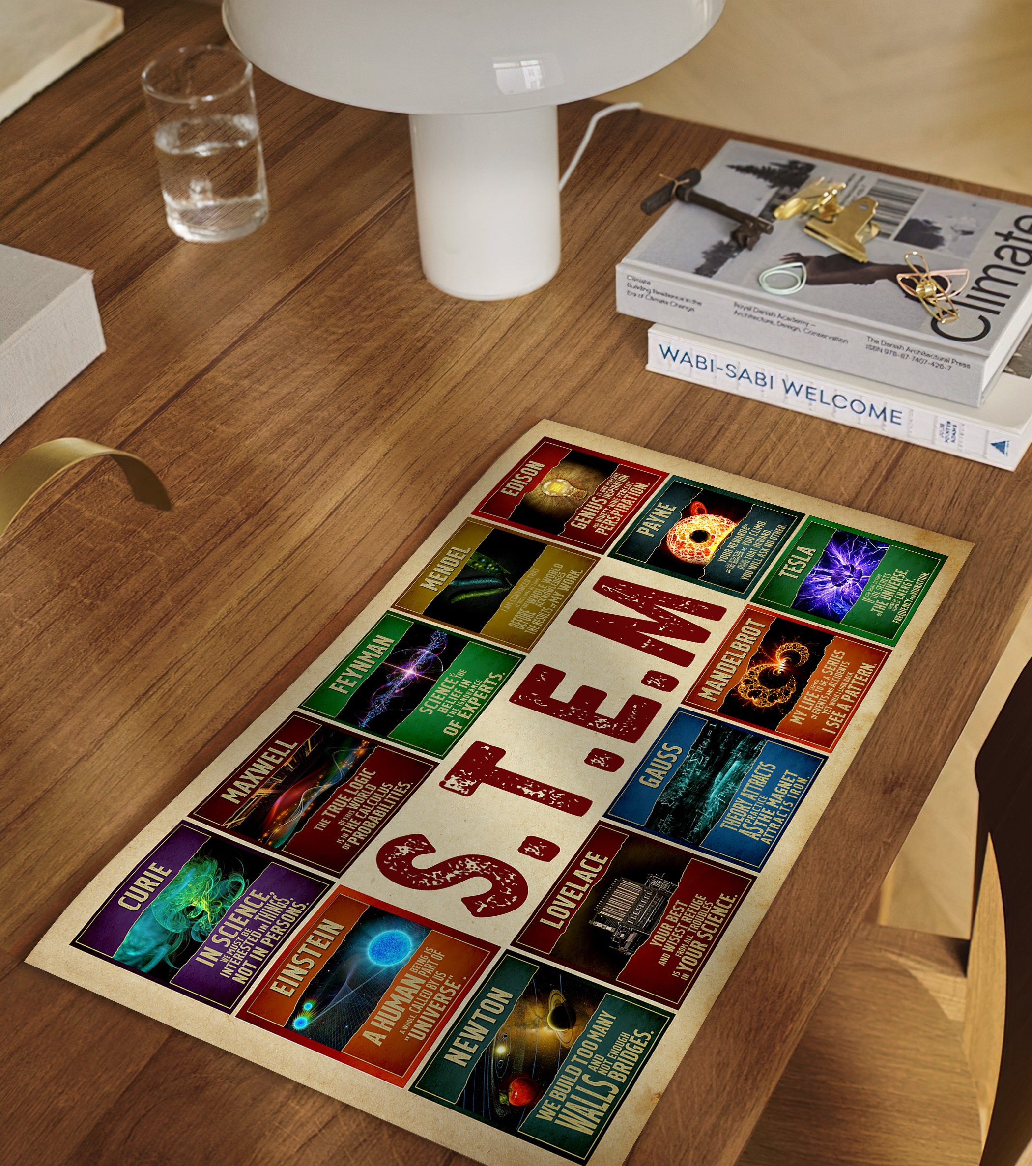 STEM Science Inspirational Quote Wall Art - Image 2