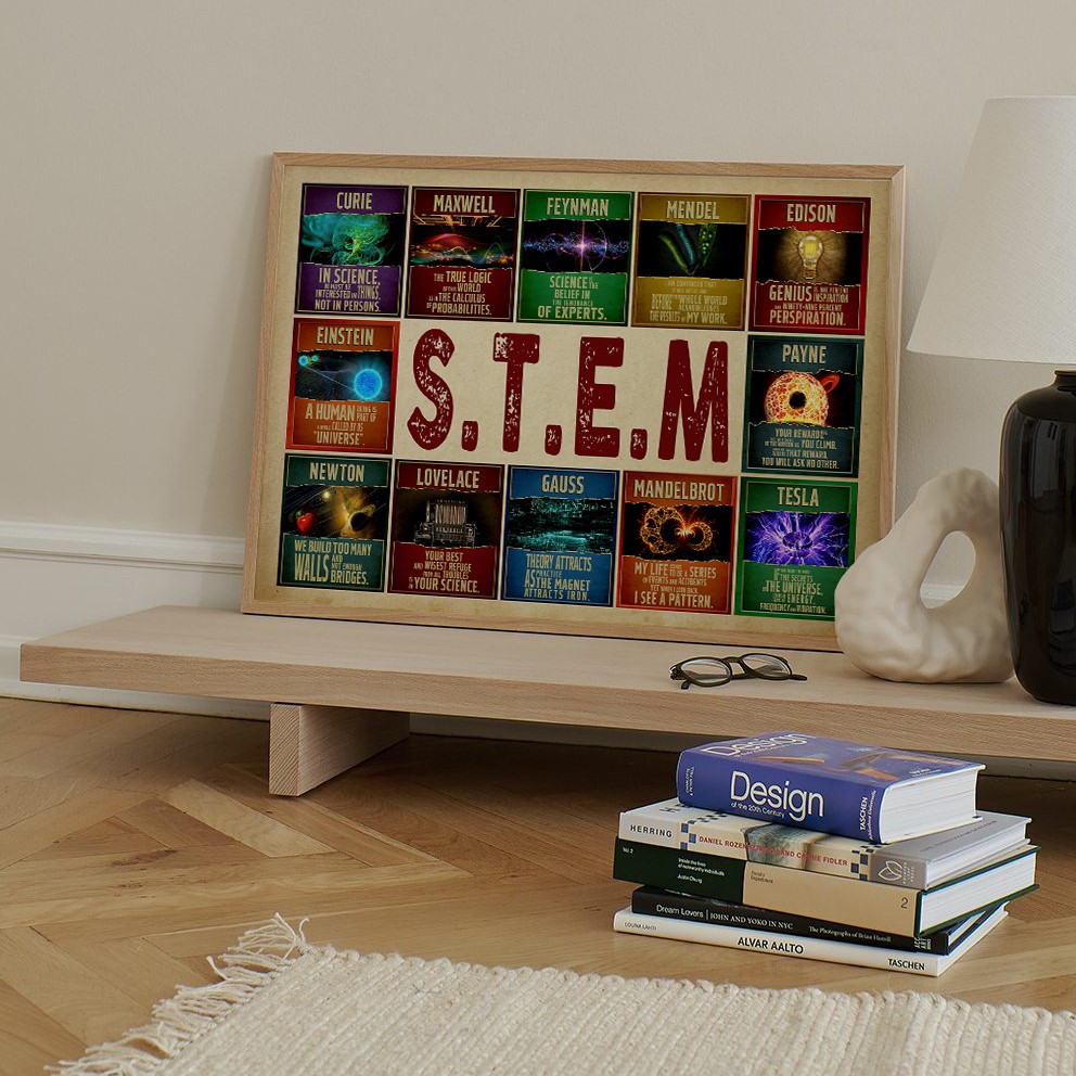 STEM Science Inspirational Quote Wall Art - Image 3
