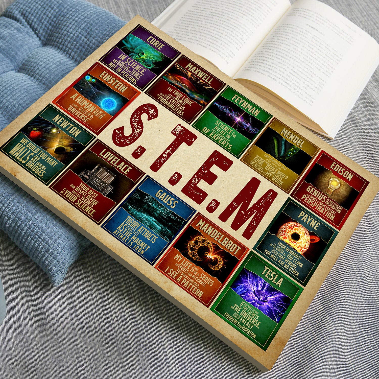 STEM Science Inspirational Quote Wall Art - Image 4