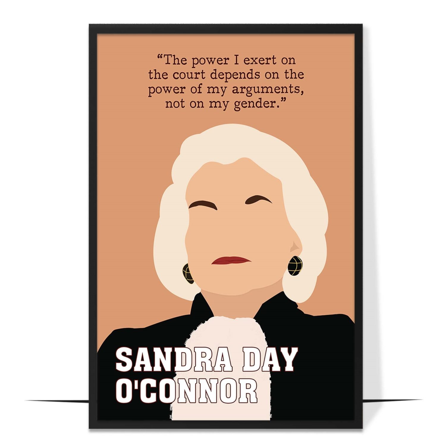 Sandra Day O'connor Hand-drawn Wall Art