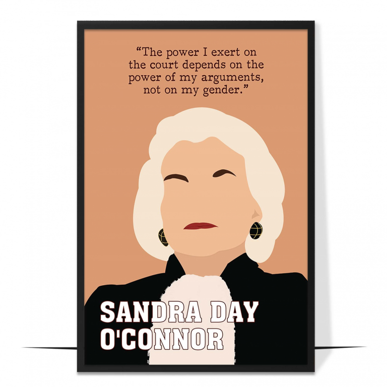 Sandra Day O'connor Hand-drawn Wall Art