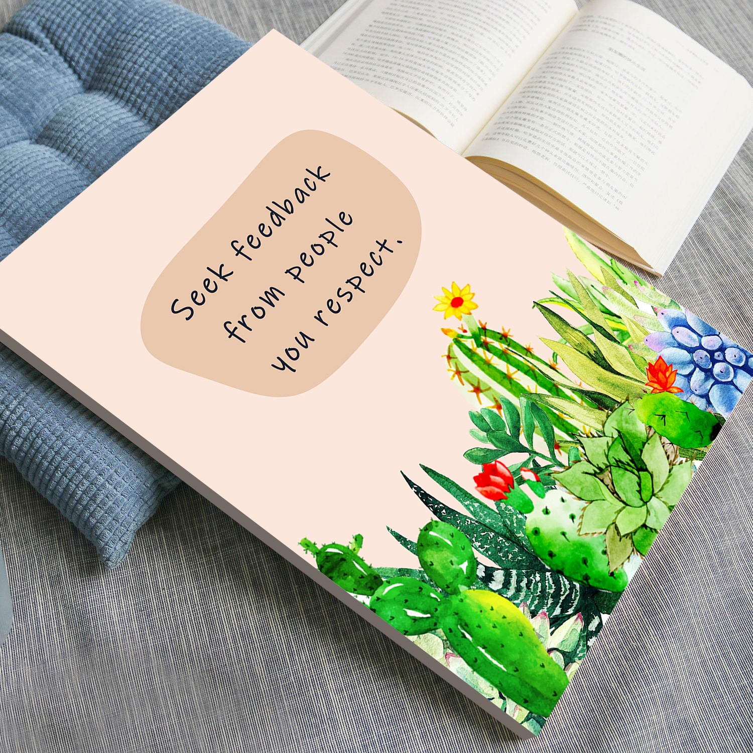 Seek Feedback Growth Mindset Motivational Wall Art - Image 4