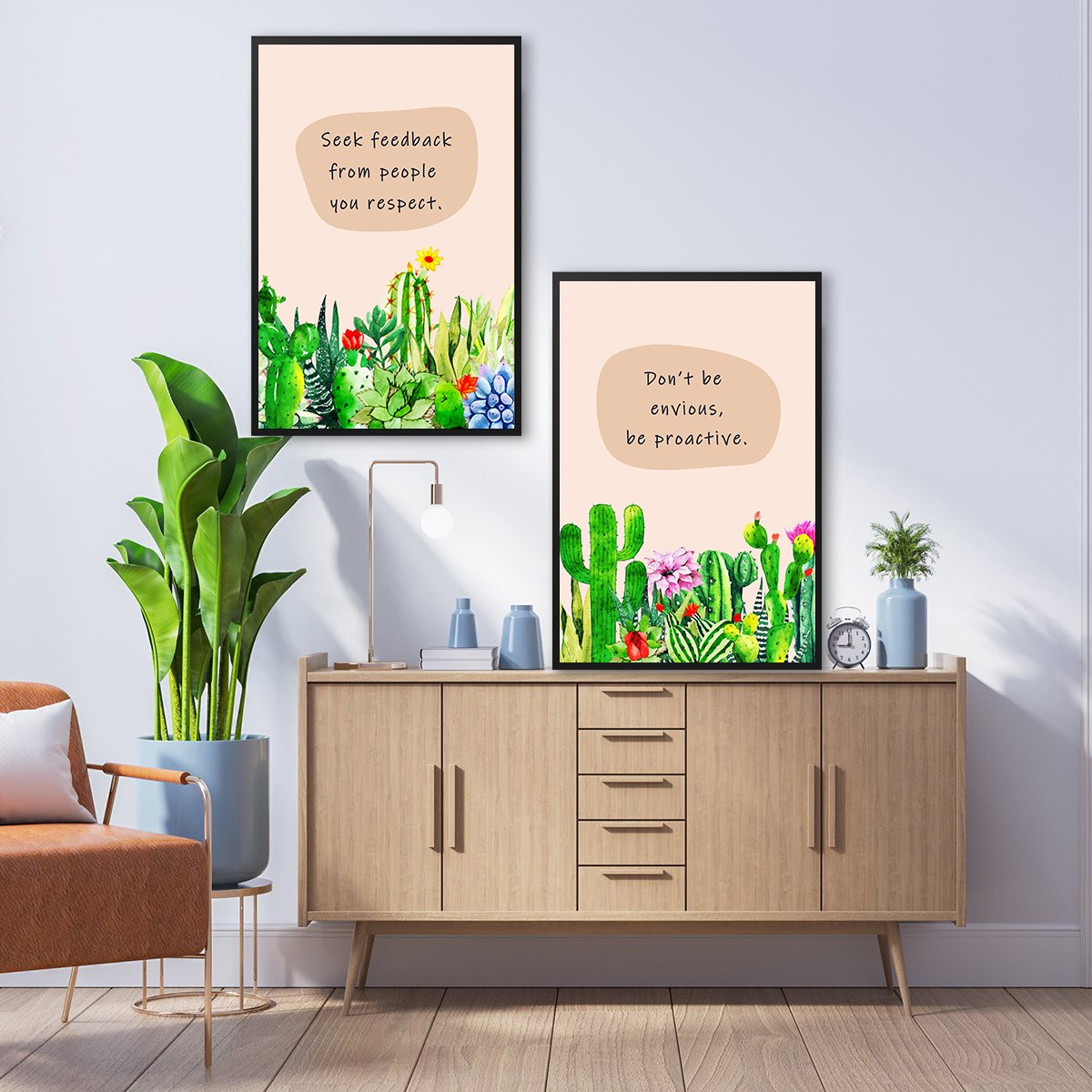 Seek Feedback Growth Mindset Motivational Wall Art - Image 6