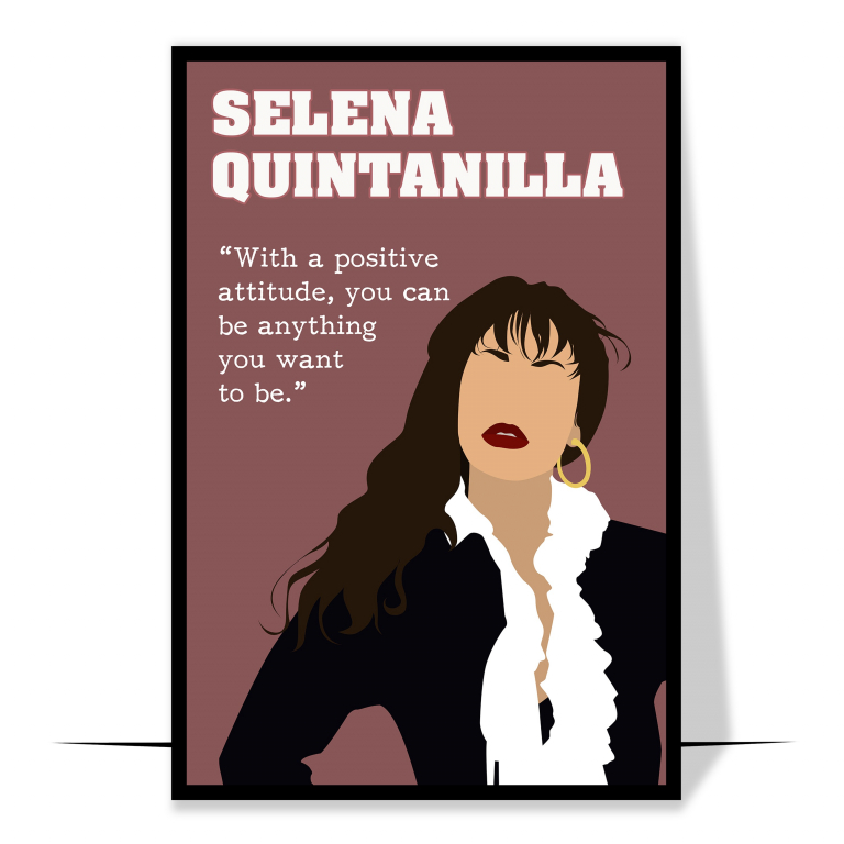 Selena Quintanilla Latina Hand-drawn Wall Art