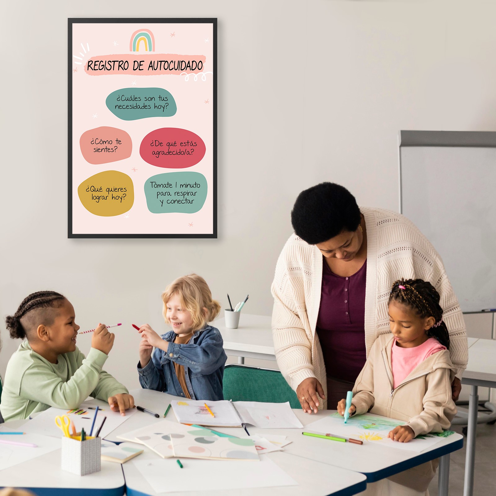 Self-Care Check-in Spanish Mental Health Printable - Image 5