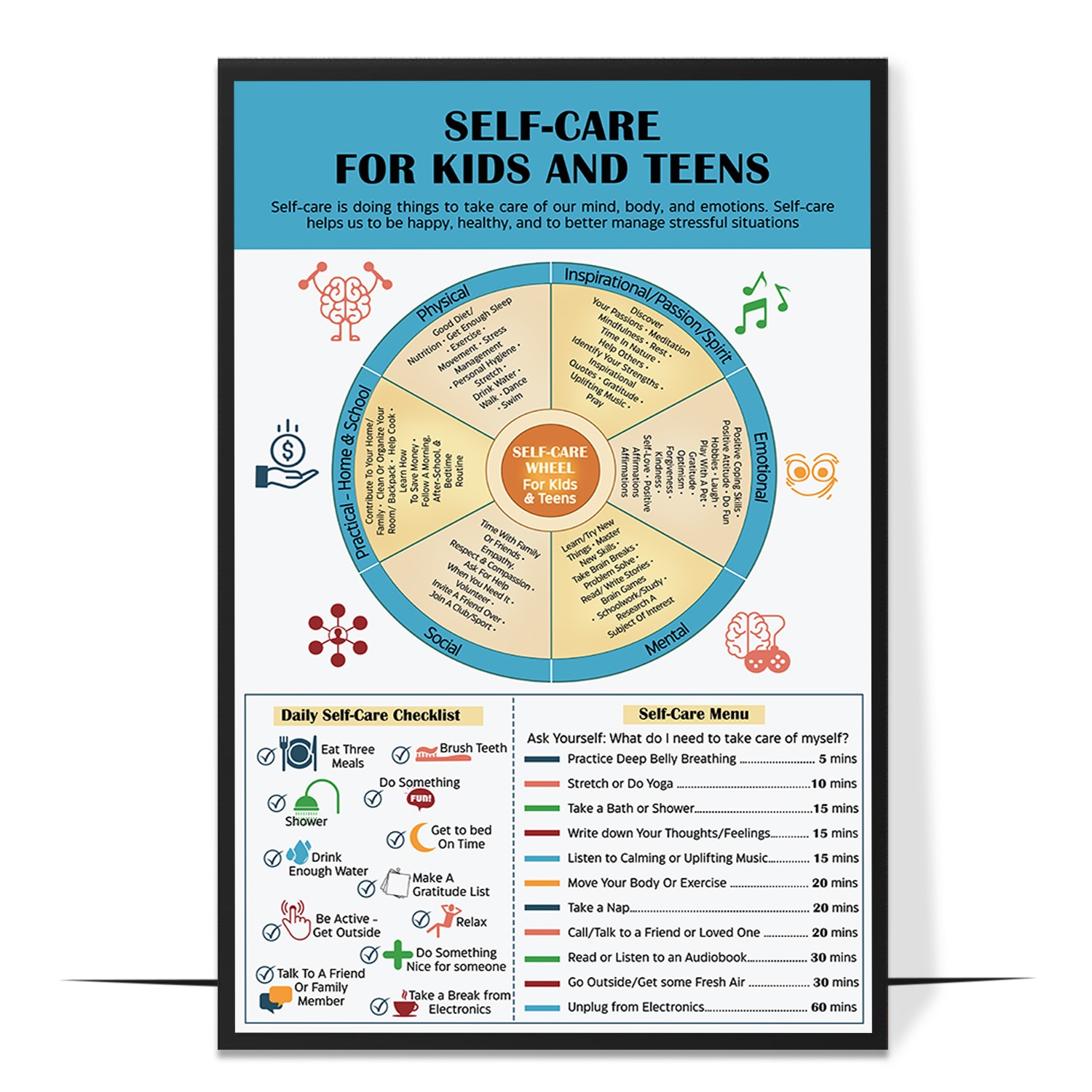 Self-Care Wheel Printable