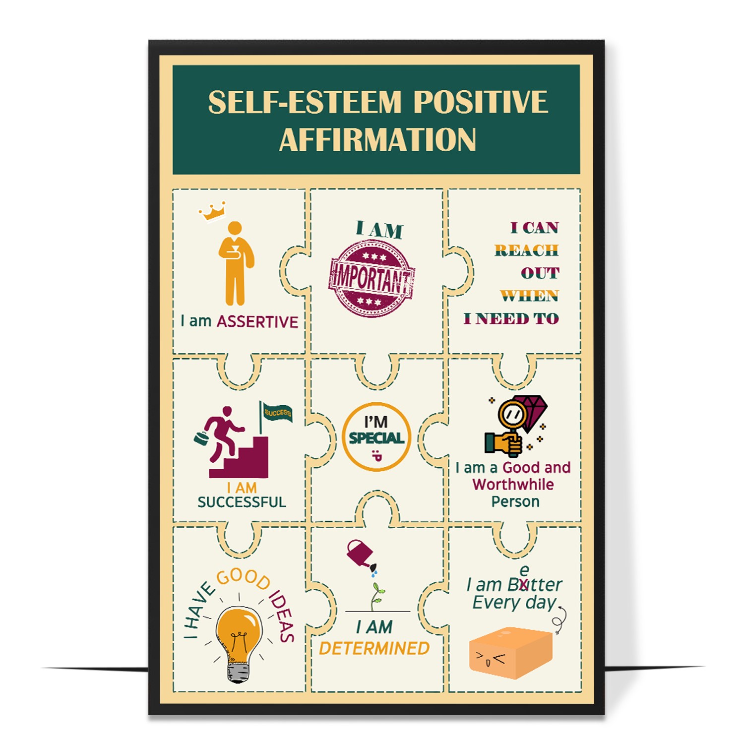 Self-Esteem Affirmations Printable