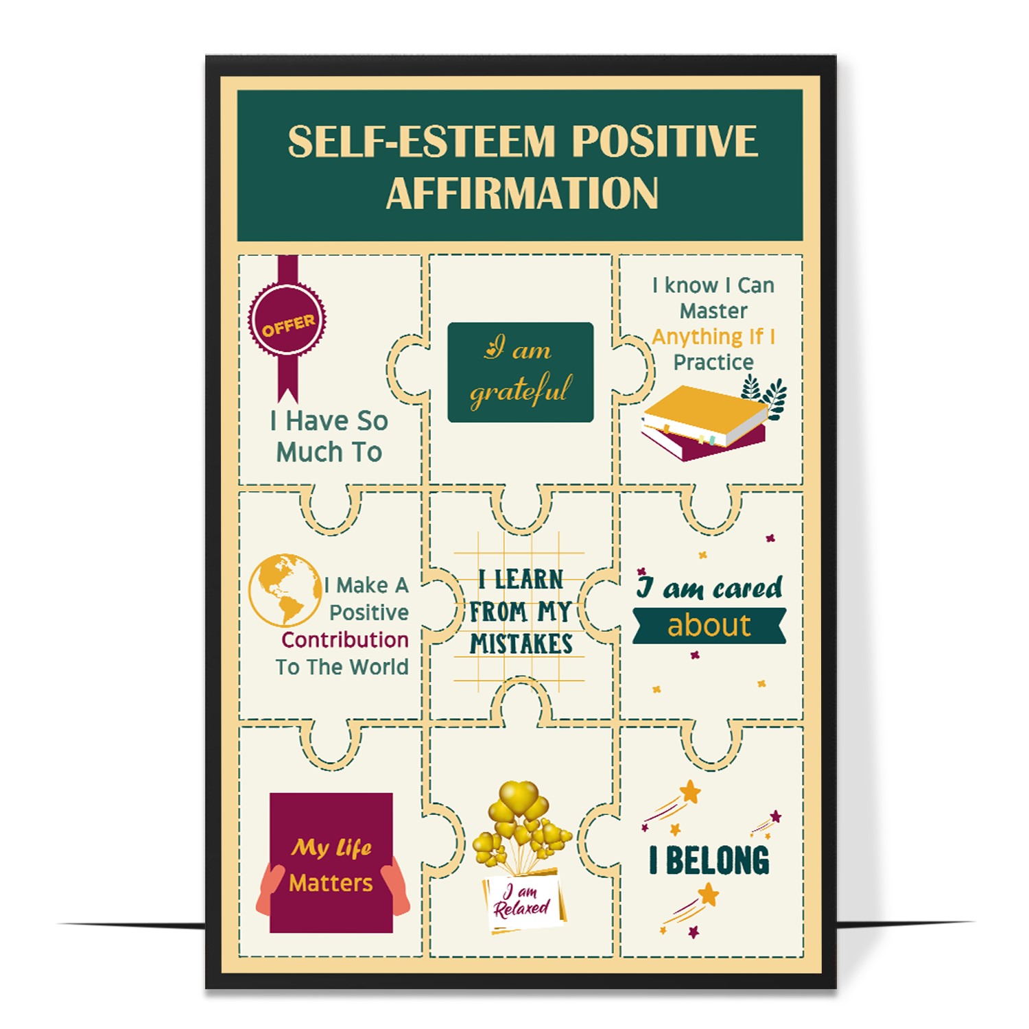 Self-Esteem Affirmations Printable