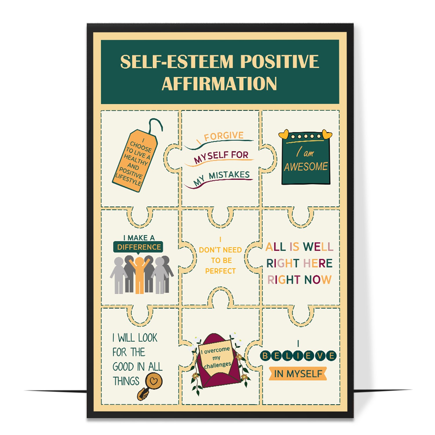 Self-Esteem Affirmations Printable