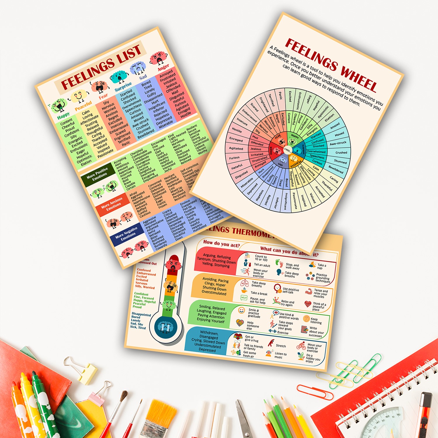 Set 3 Feelings Emotions Mental Health Printable - Image 7