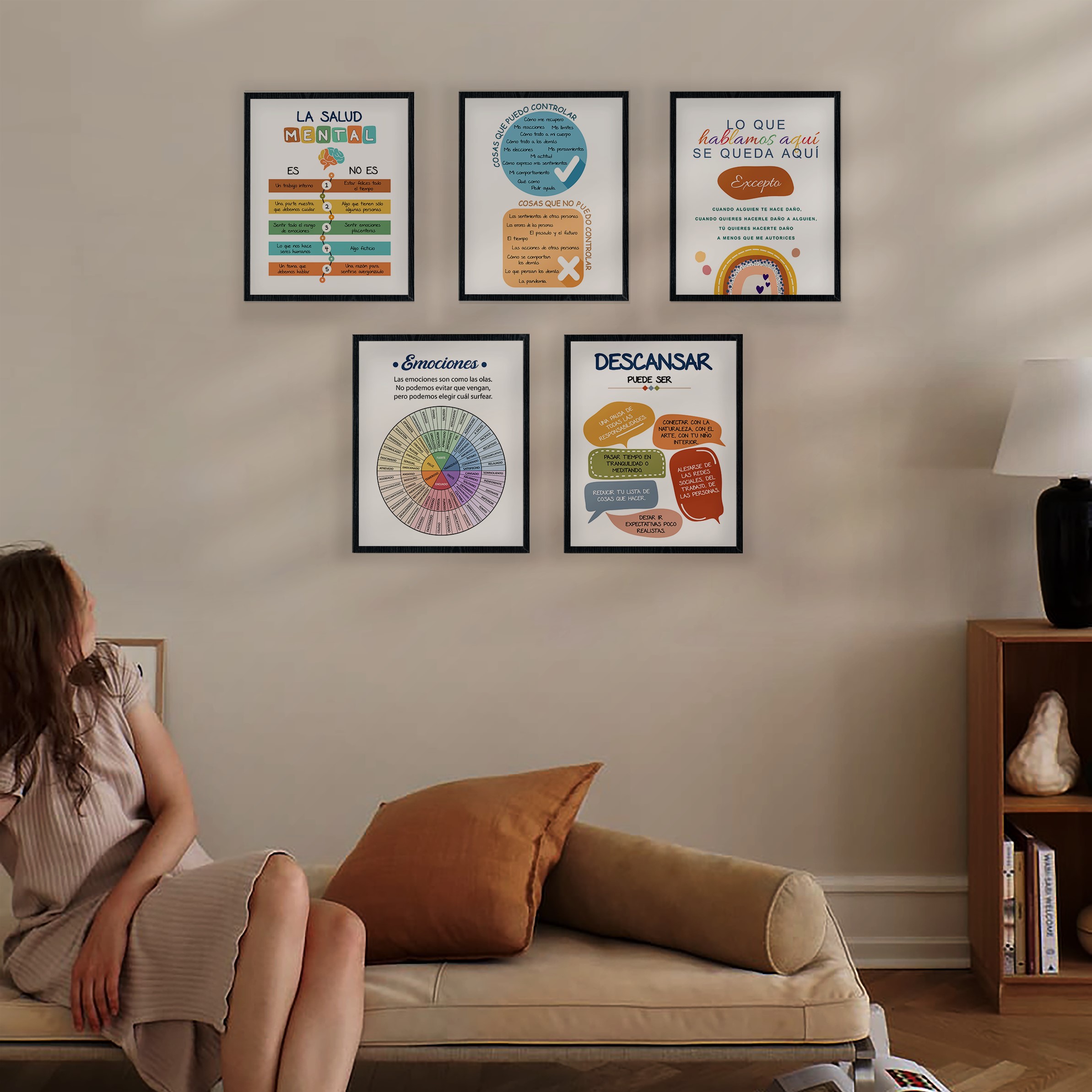 Set 9 Spanish Mental Health Therapy Printable - Image 4