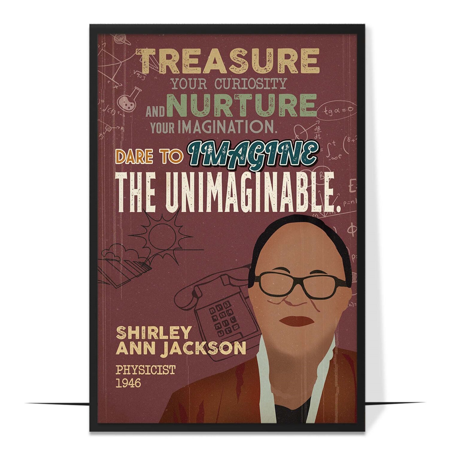 Shirley Ann Jackson Hand-drawn Wall Art