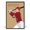 Shohei Ohtani Hand-drawn Baseball Wall Art