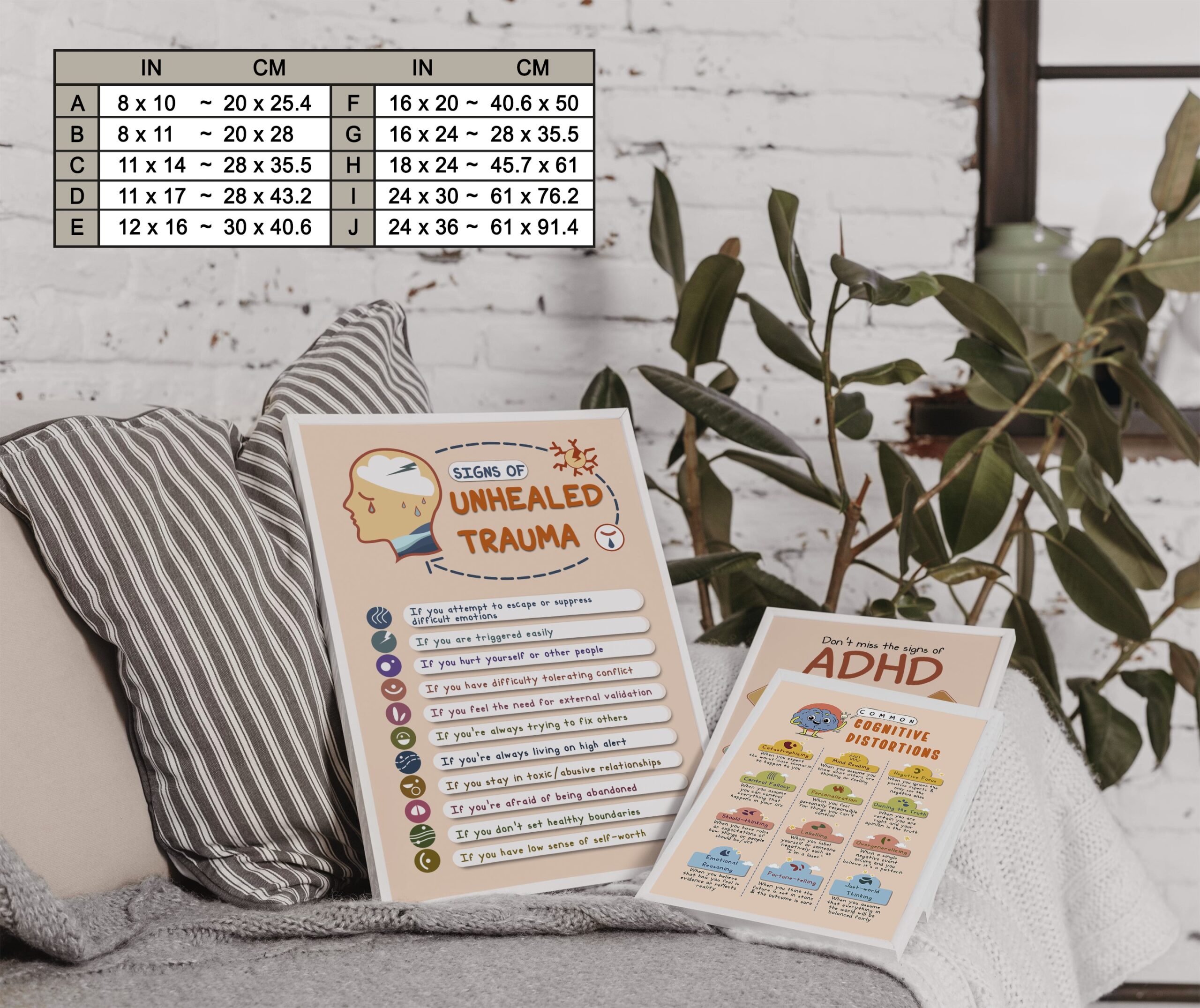 Signs of Unhealed Trauma Mental Health Printable - Image 7