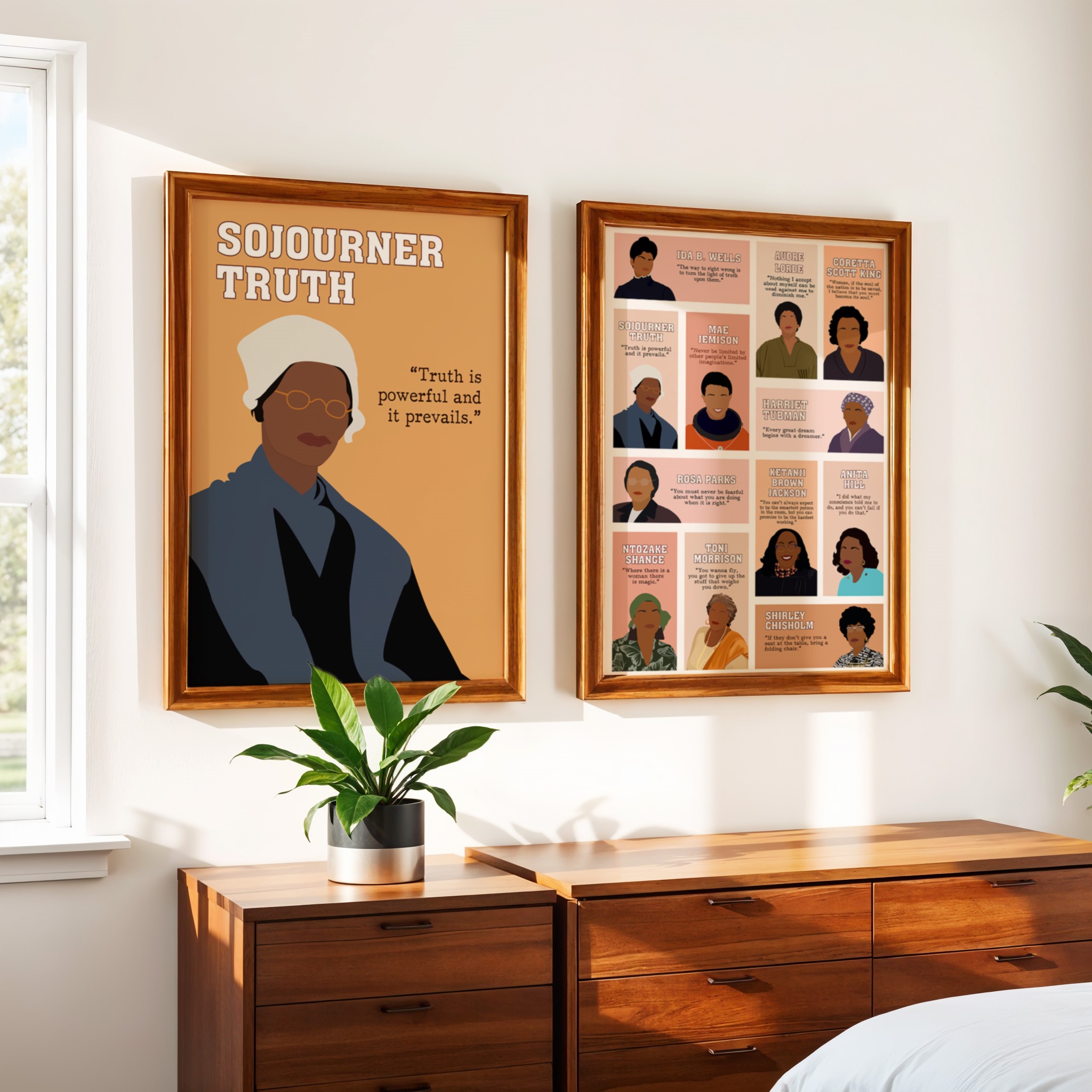 Sojourner Truth Black History Inspirational Quote Wall Art - Image 5