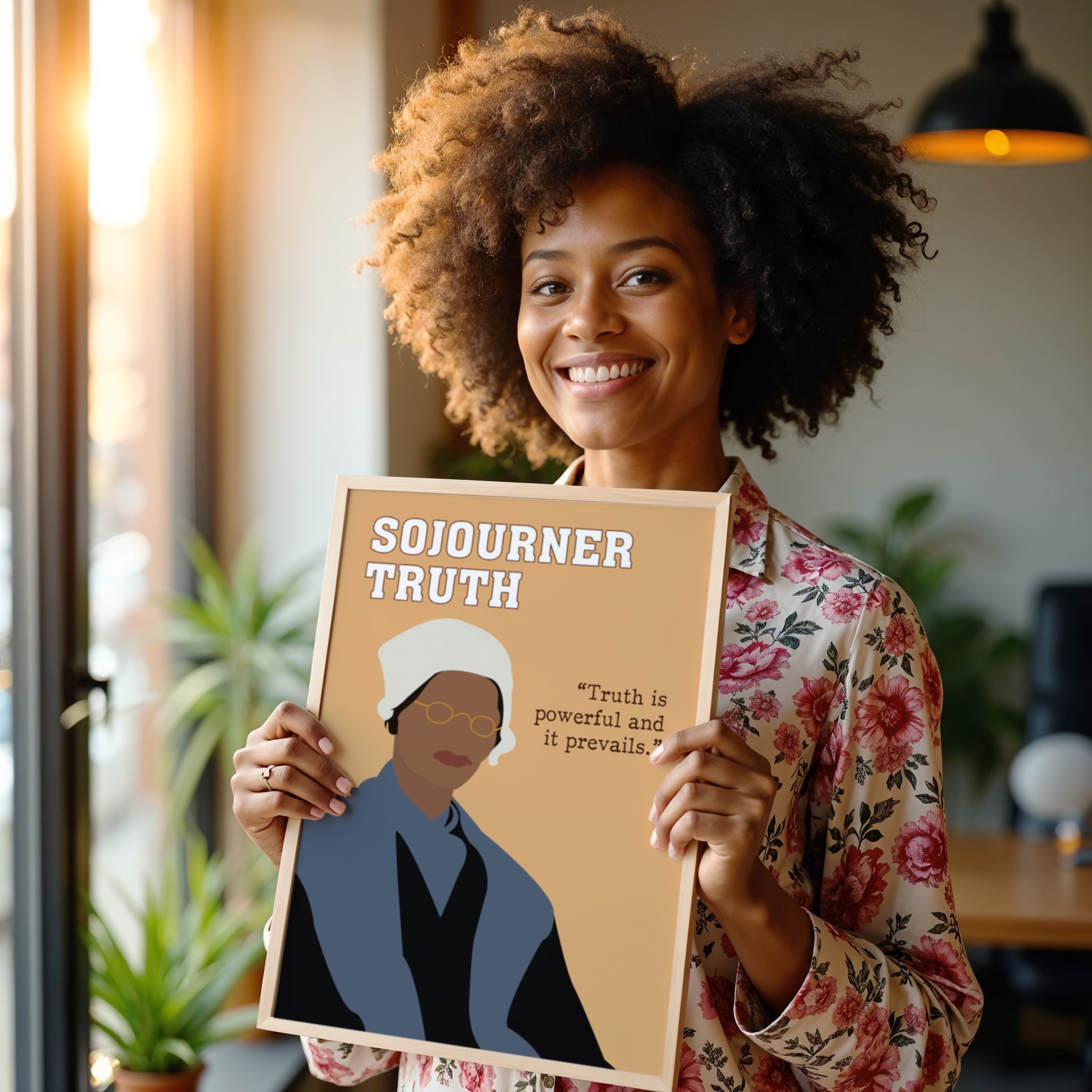 Sojourner Truth Black History Inspirational Quote Wall Art - Image 6