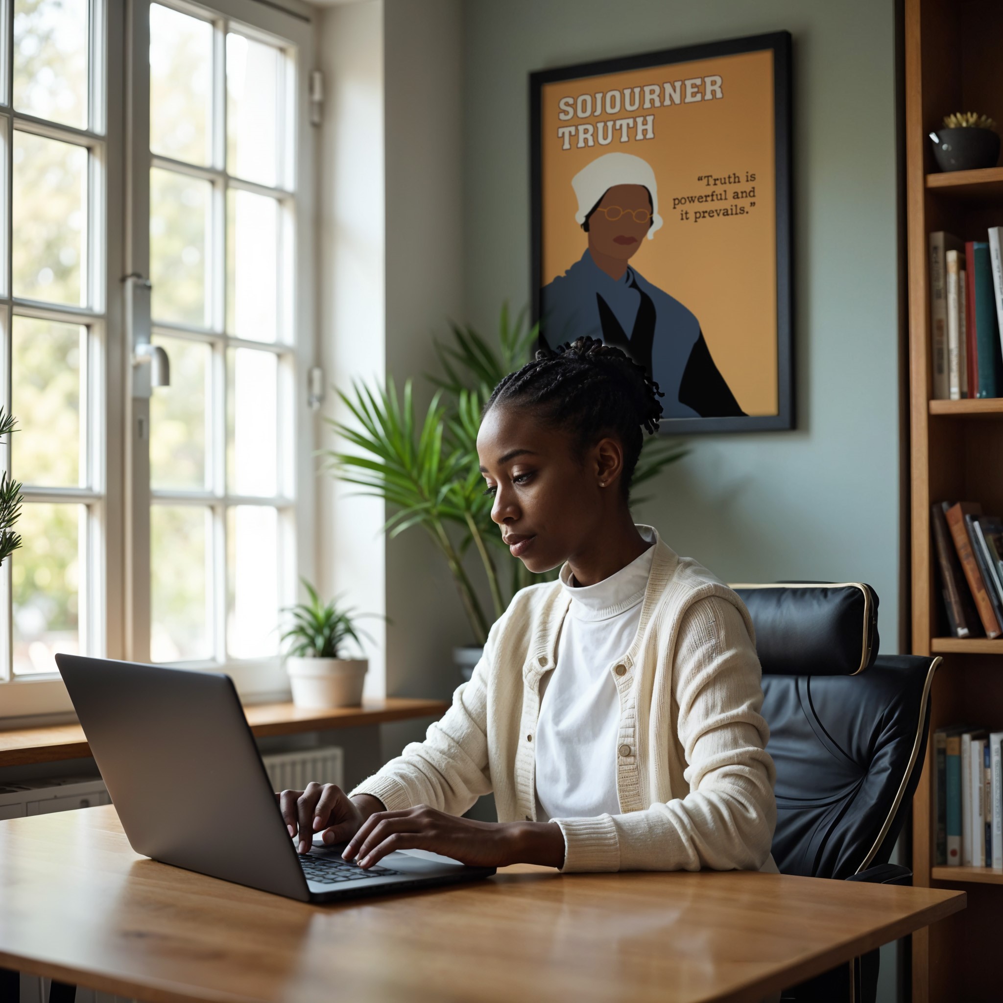 Sojourner Truth Inspirational Hand-drawn Wall Art - Image 4