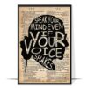 Speak Your Mind Wall Art