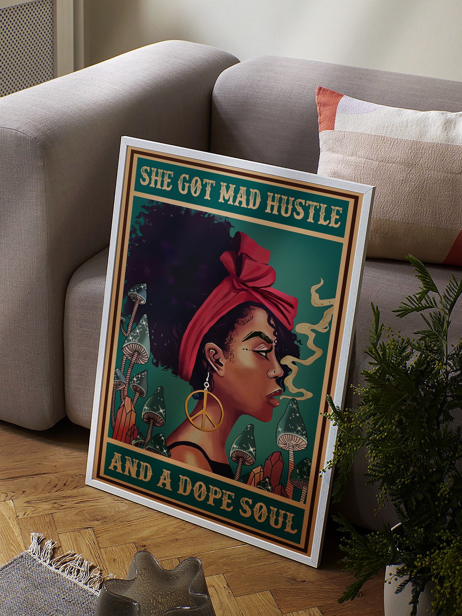 Stay Trippy Vintage Positive Mental Health Printable - Image 3