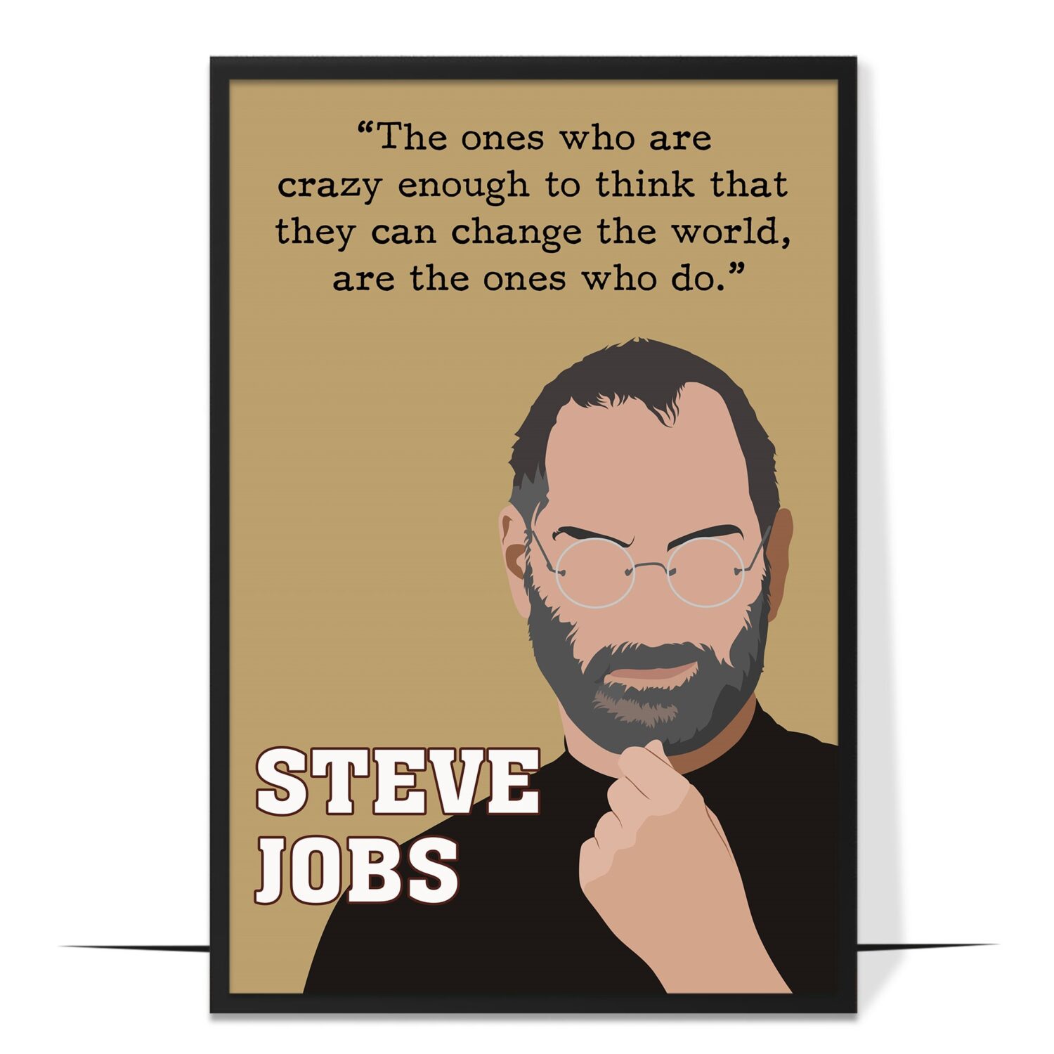Steve Jobs Businessman Hand-drawn Wall Art
