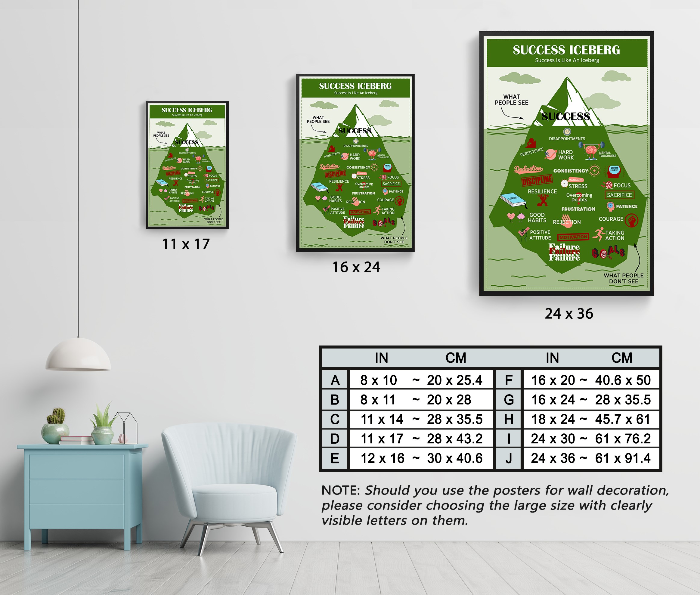 Success Iceberg Mental Health Printable - Image 7
