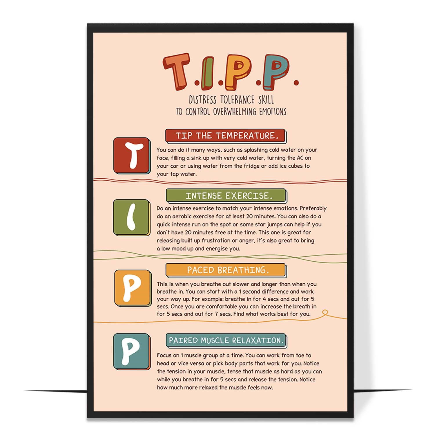 TIPP Dialectical Behavior Printable