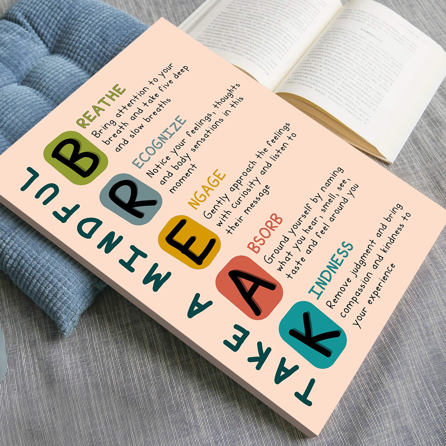 Take a Mindful Break Boho Mental Health Printable - Image 4