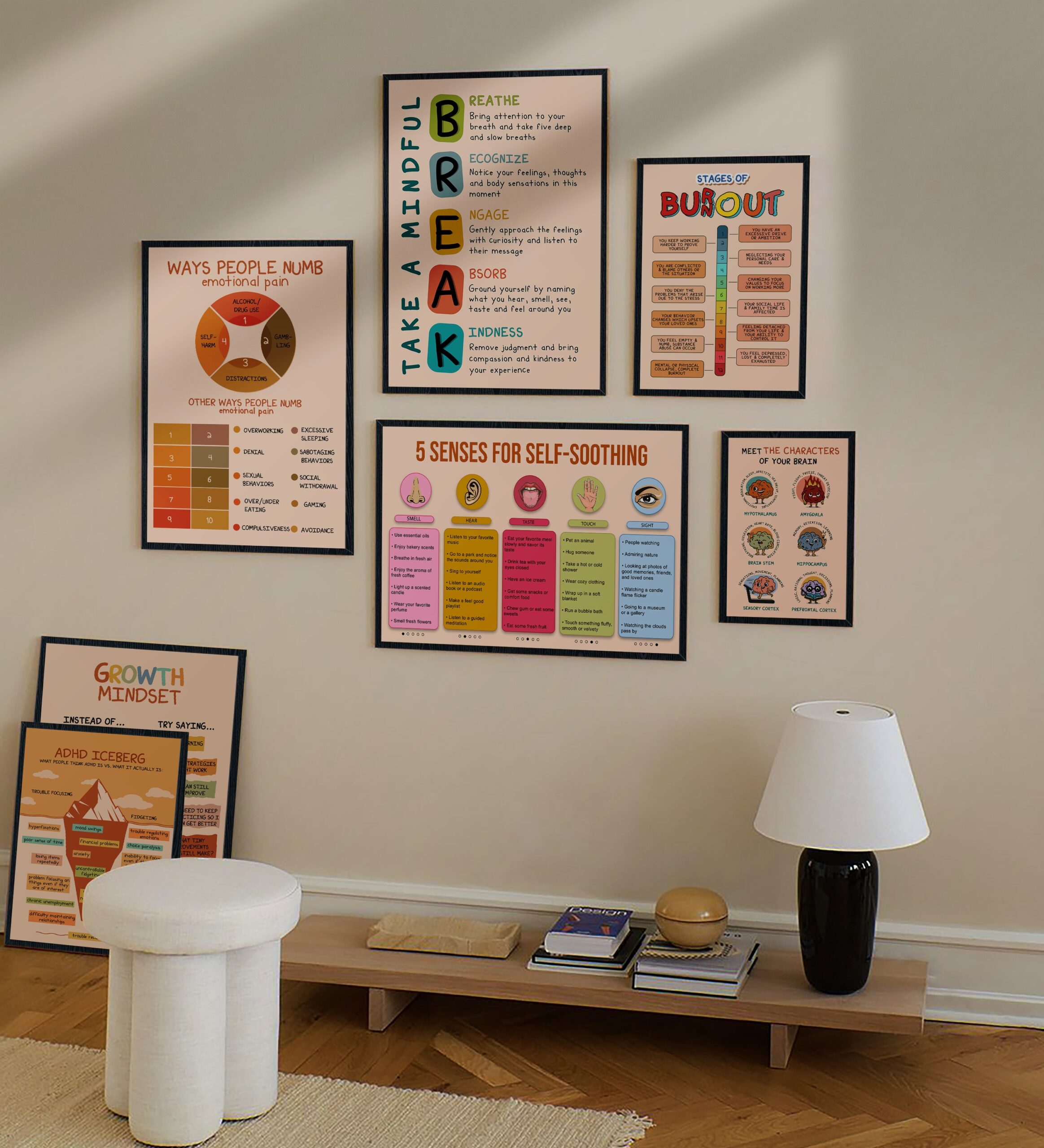 Take a Mindful Break Boho Mental Health Printable - Image 6