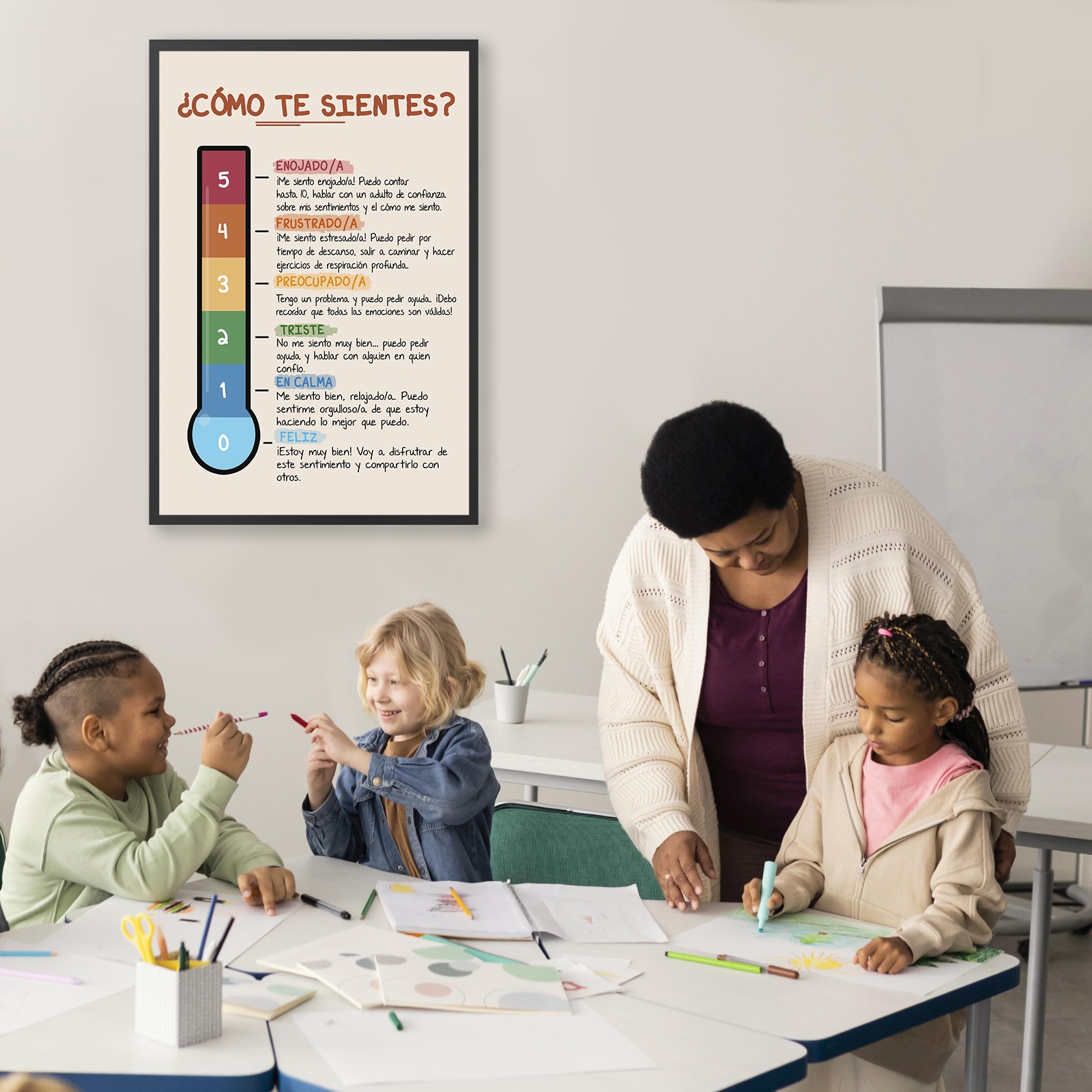 Termometro De Sentimientos Mental Health Printable - Image 5