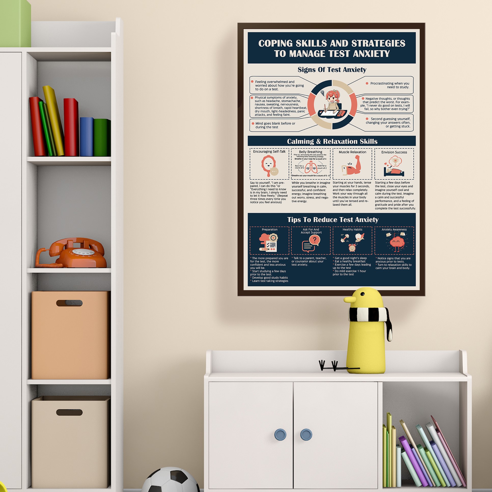 Test Anxiety Mental Health Printable - Image 3