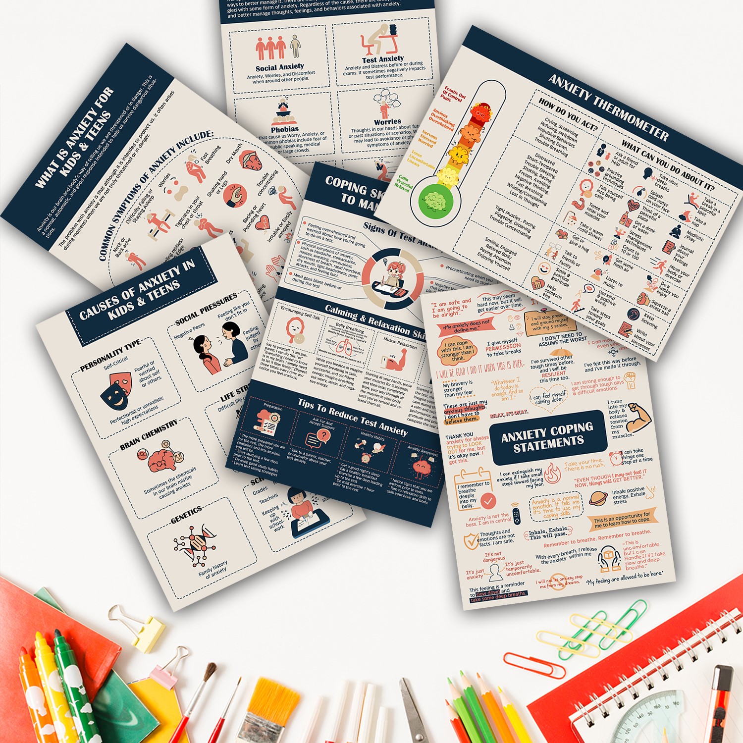 Test Anxiety Mental Health Printable - Image 6