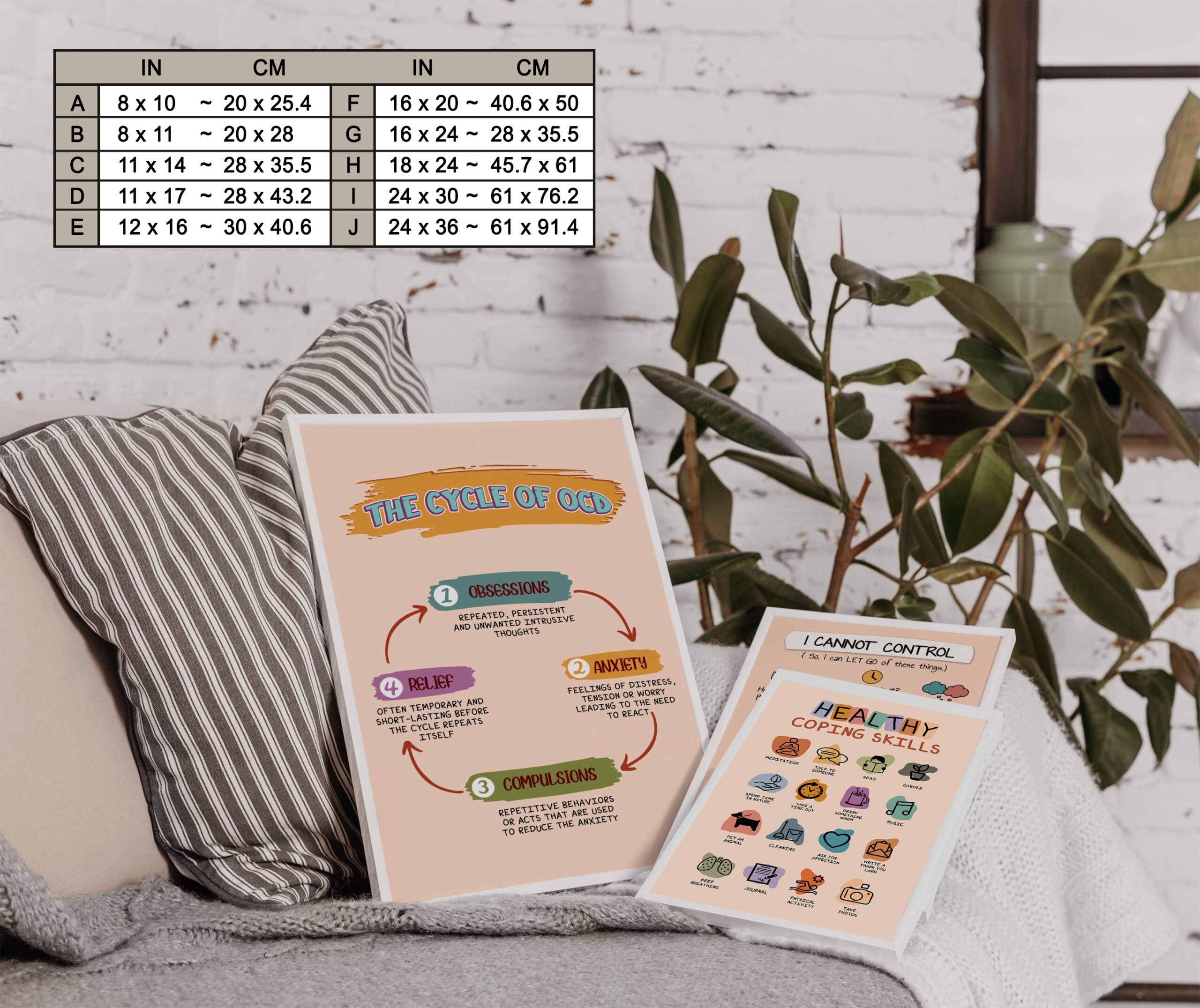 The Cycle of OCD Mental Health Printable - Image 7