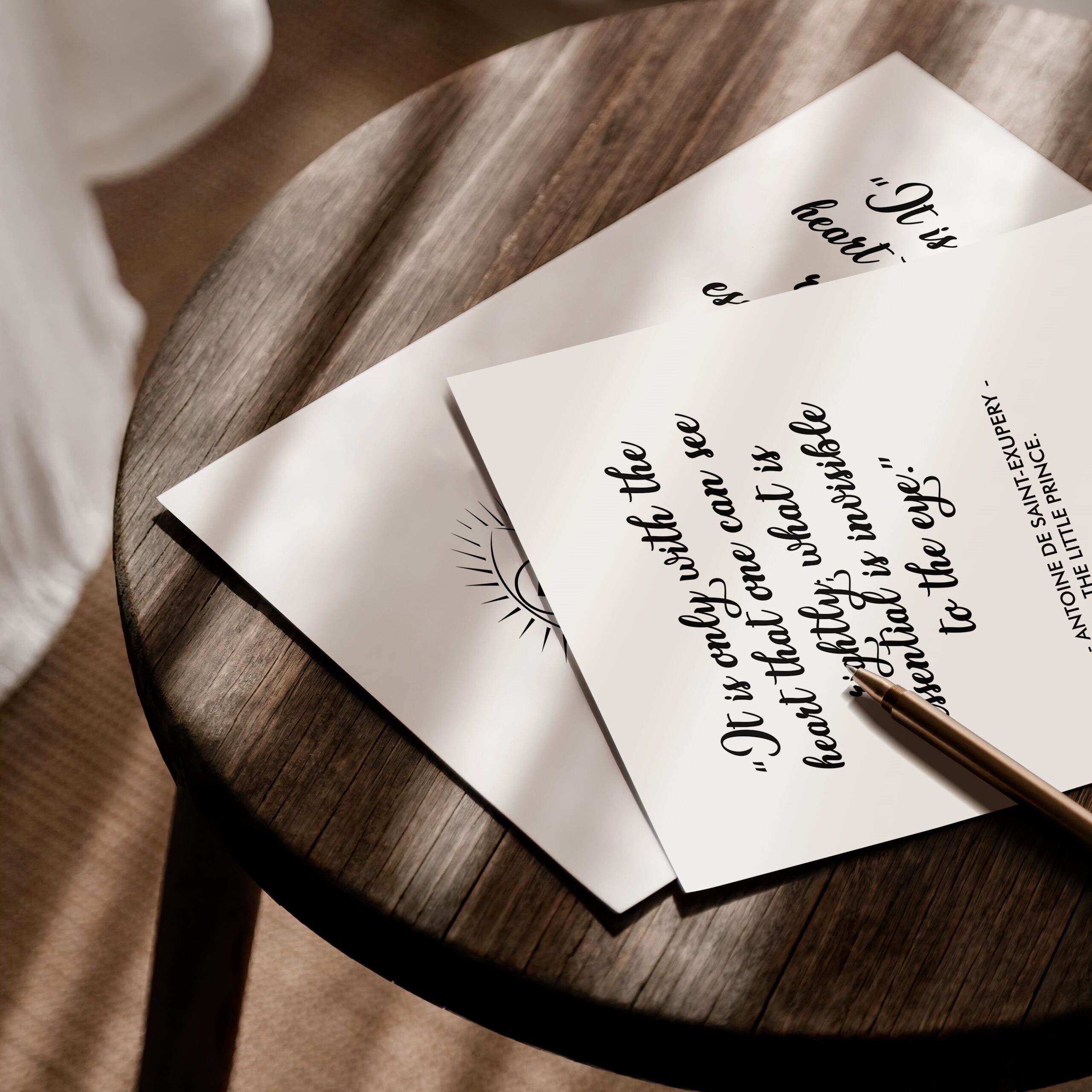 The Heart That One Can See Growth Mindset Wall Art - Image 2