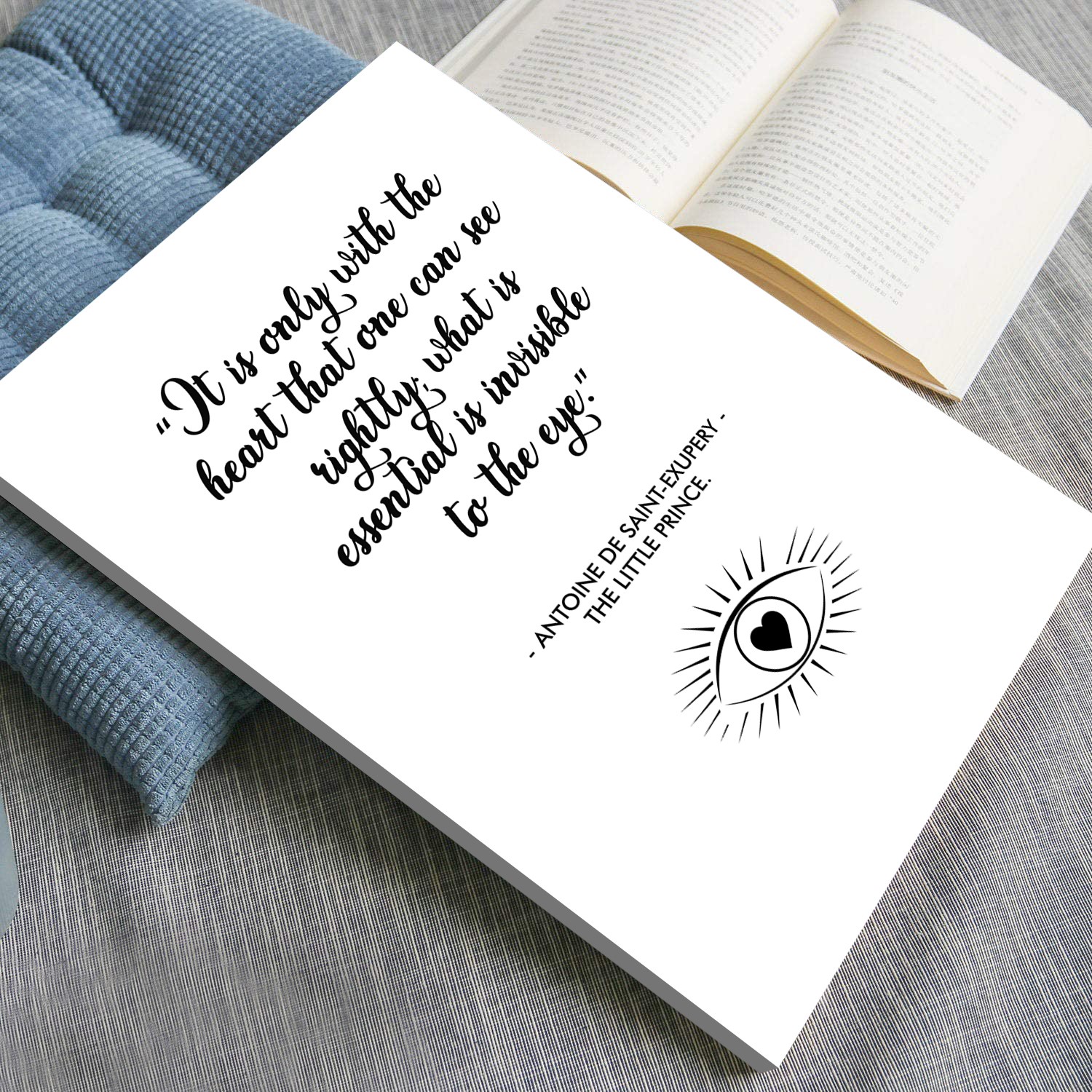 The Heart That One Can See Growth Mindset Wall Art - Image 4