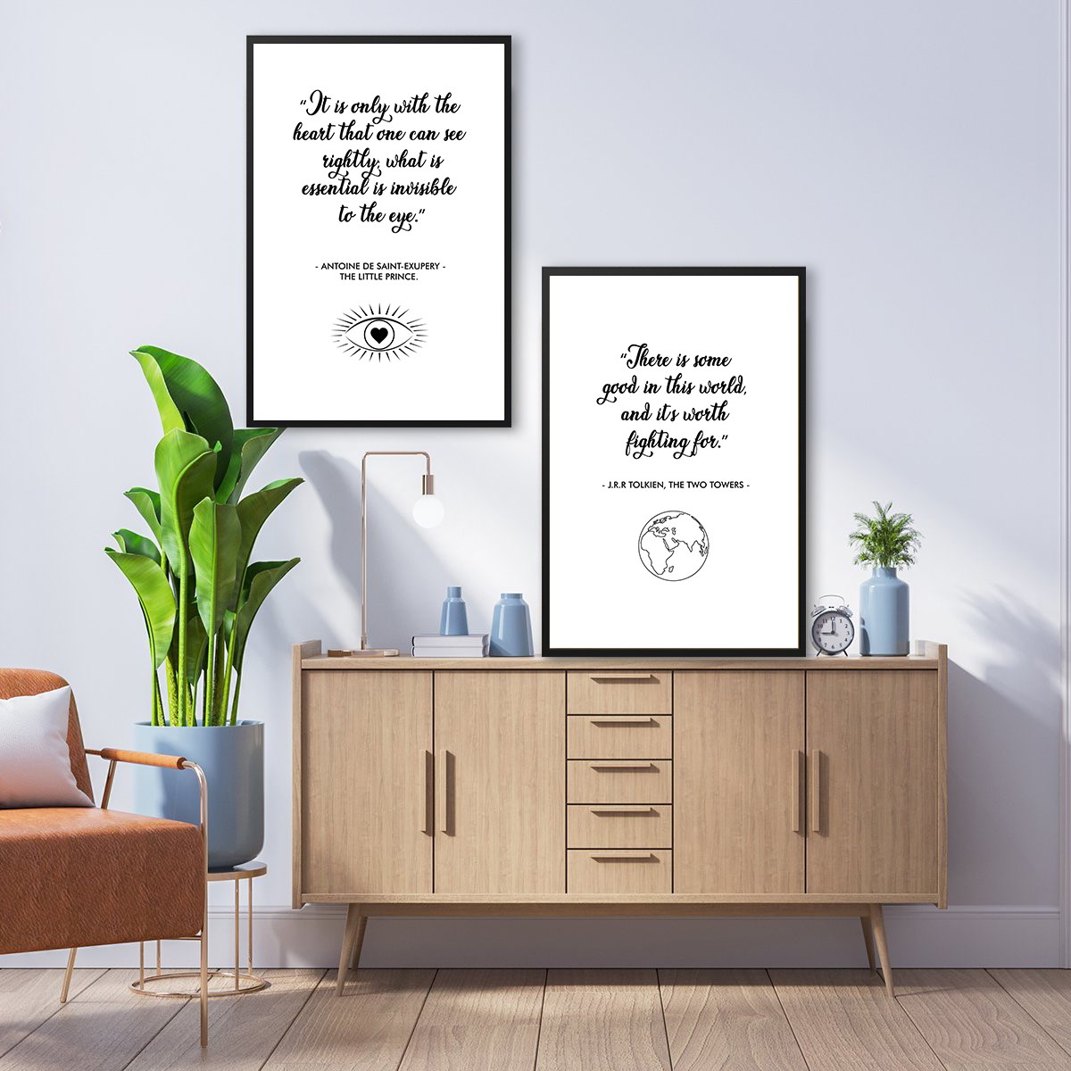 The Heart That One Can See Growth Mindset Wall Art - Image 6