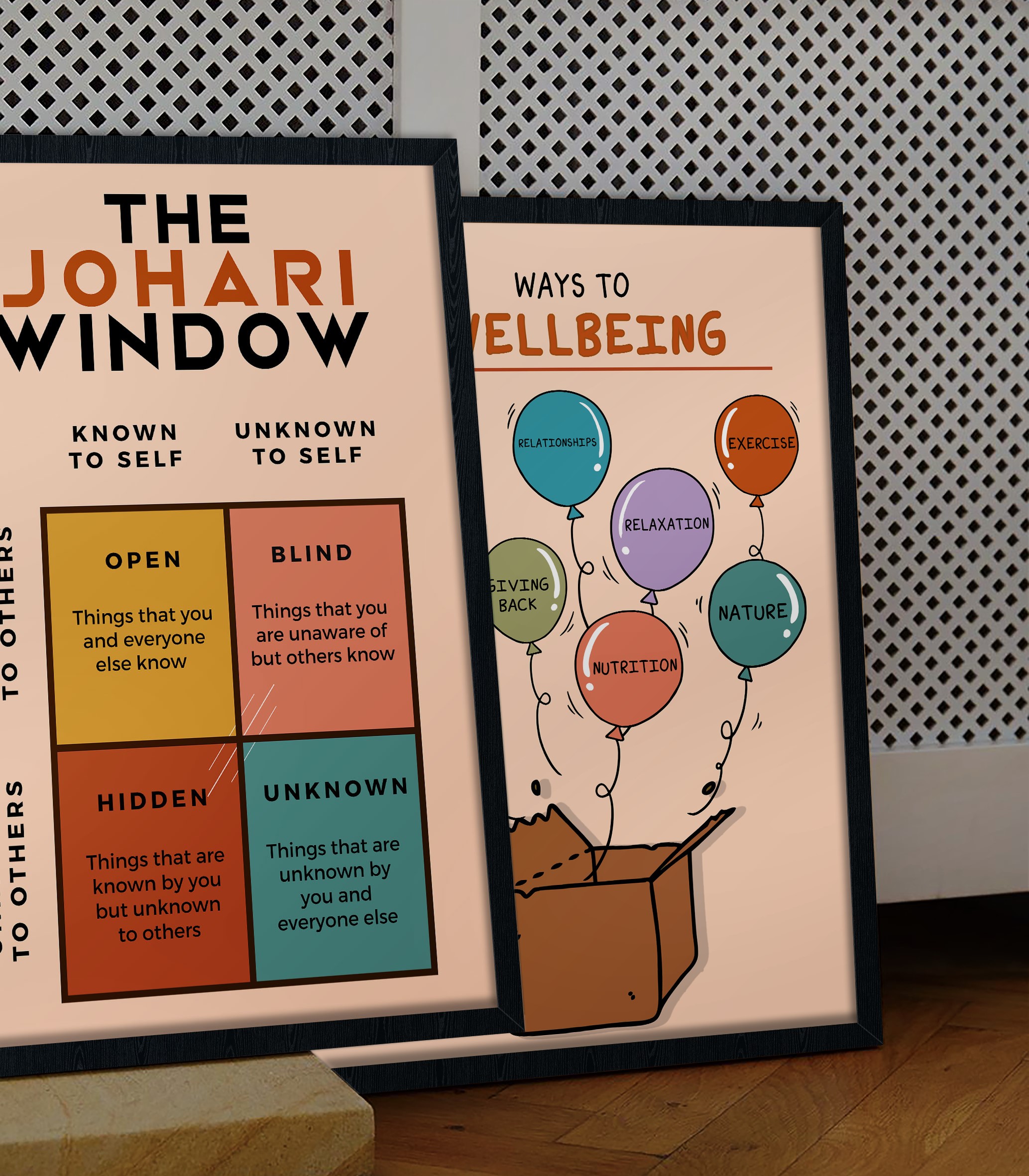 The Johari Window Boho Mental Health Printable - Image 3