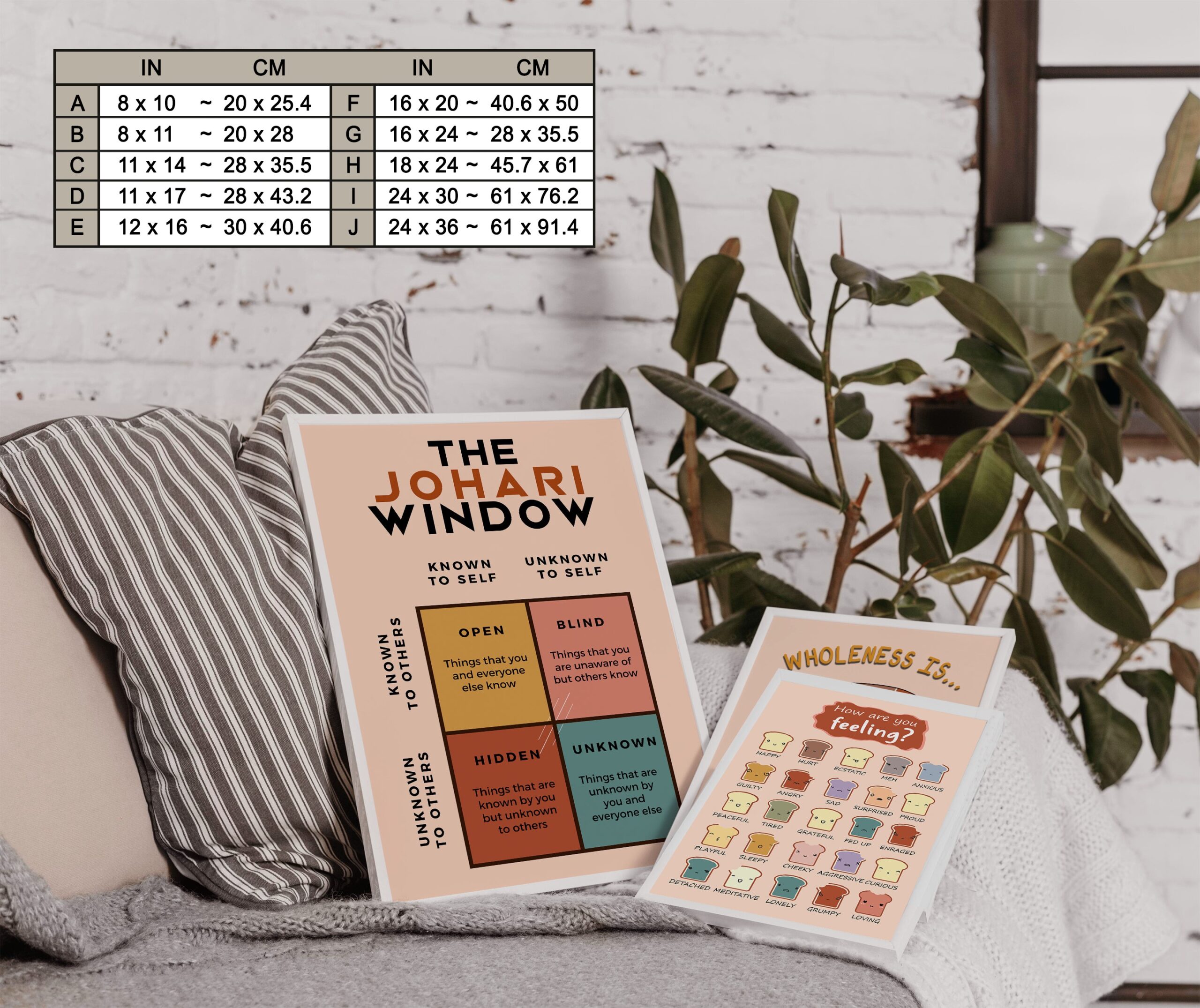 The Johari Window Boho Mental Health Printable - Image 7