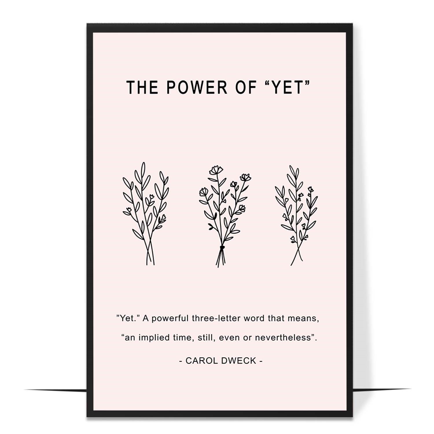 The Power Of YET Wall Art