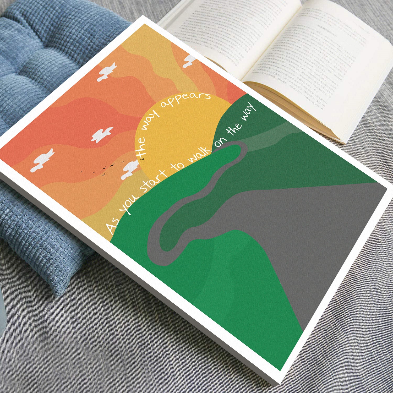 The Way Appears Inspirational Rumi Quote Wall Art - Image 2