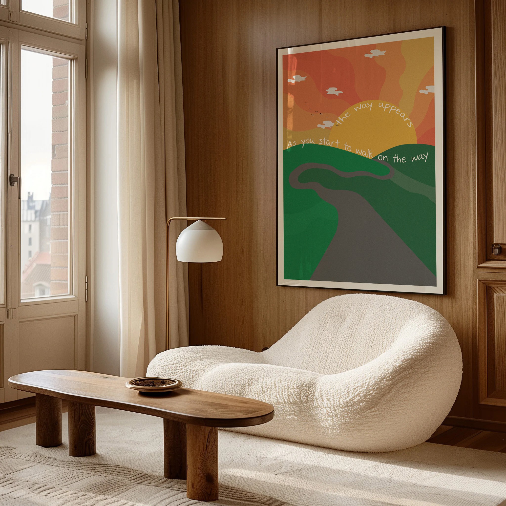 The Way Appears Inspirational Rumi Quote Wall Art - Image 6