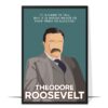 Theodore Roosevelt Hand-drawn Wall Art