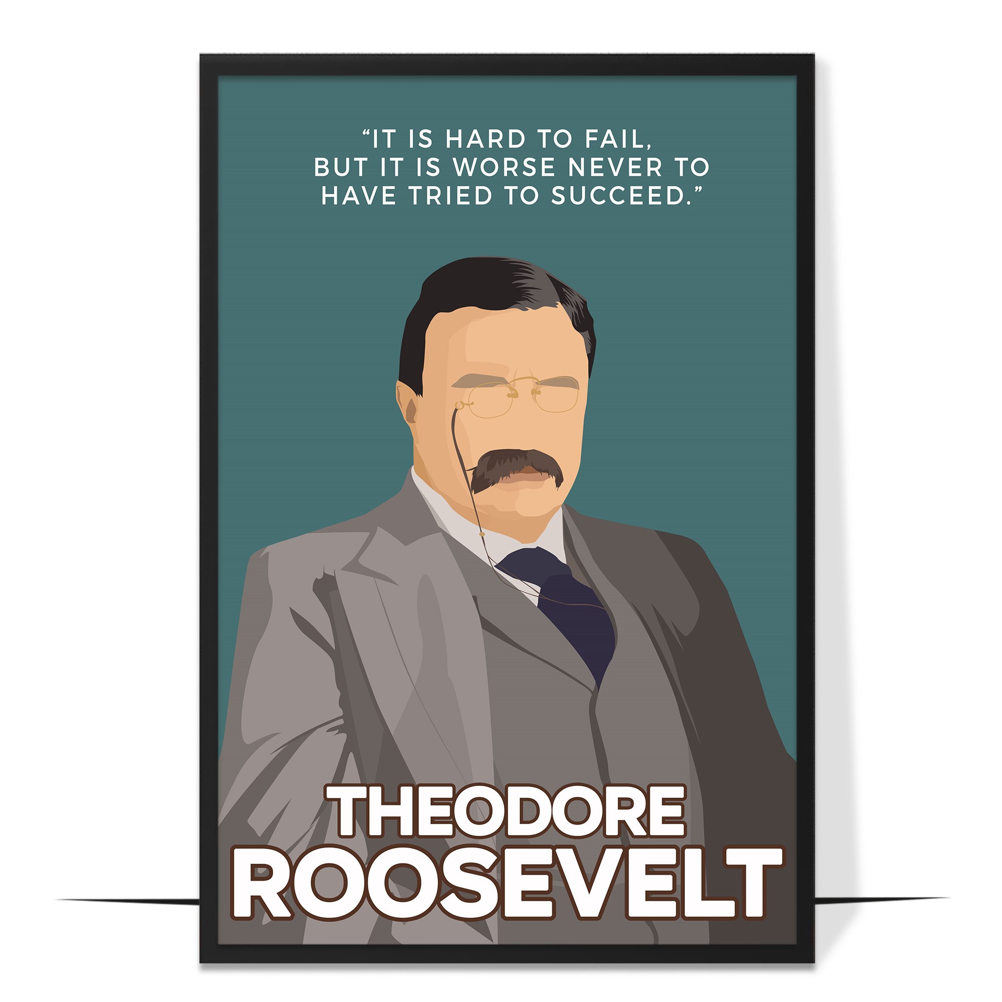 Theodore Roosevelt Hand-drawn Wall Art