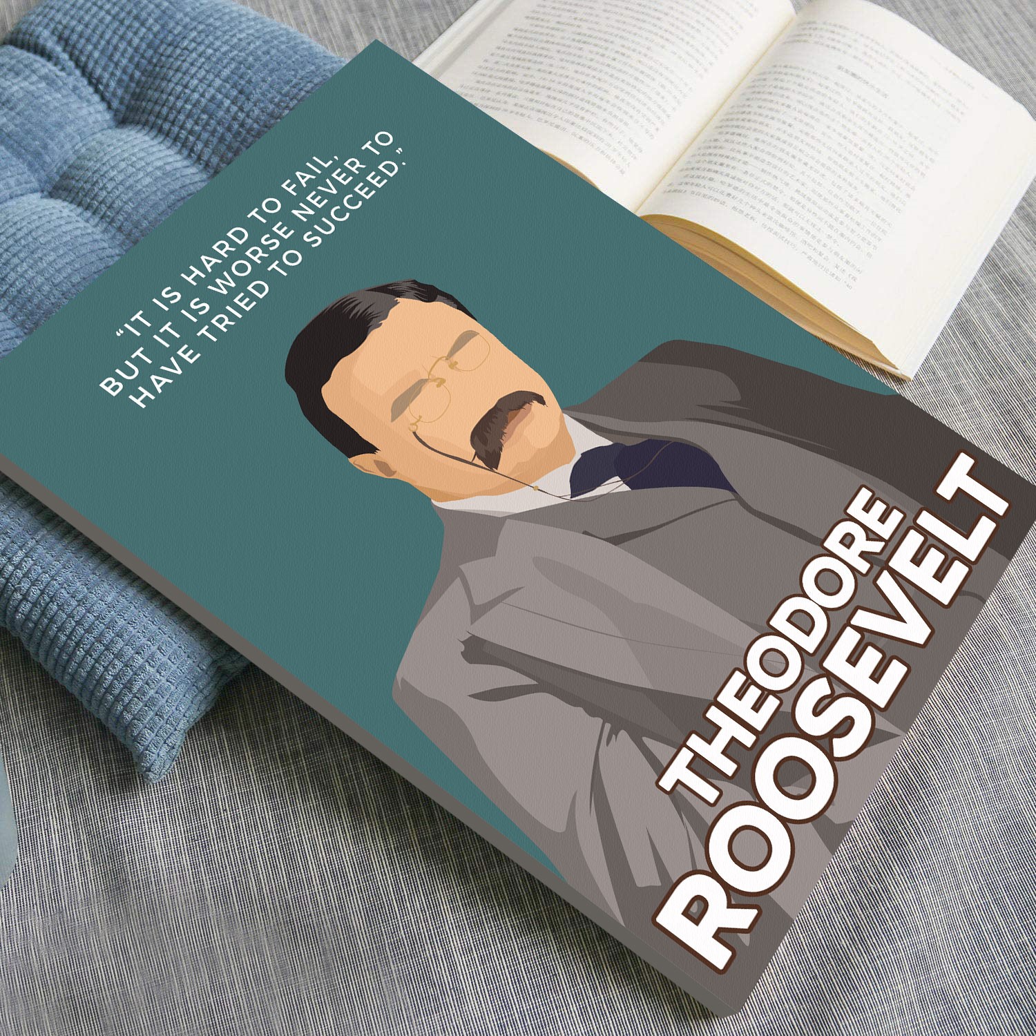 Theodore Roosevelt Motivational Quote Wall Art - Image 3