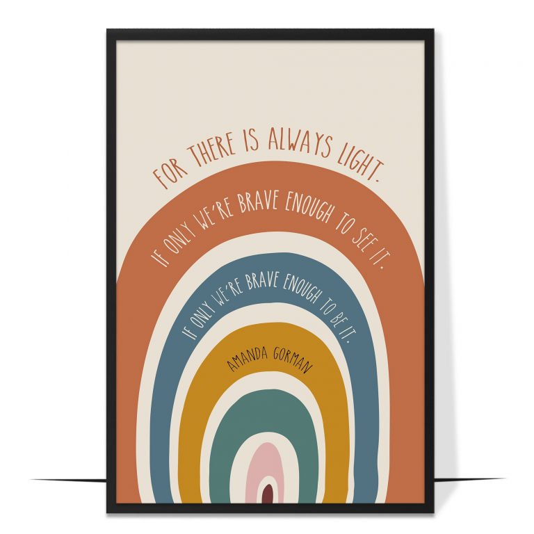 There Is Always Light Wall Art