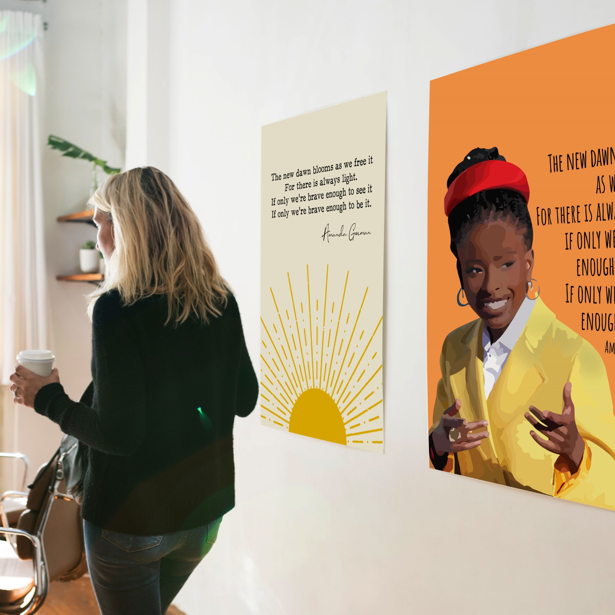 There Is Always Light Motivational Quote Wall Art - Image 2