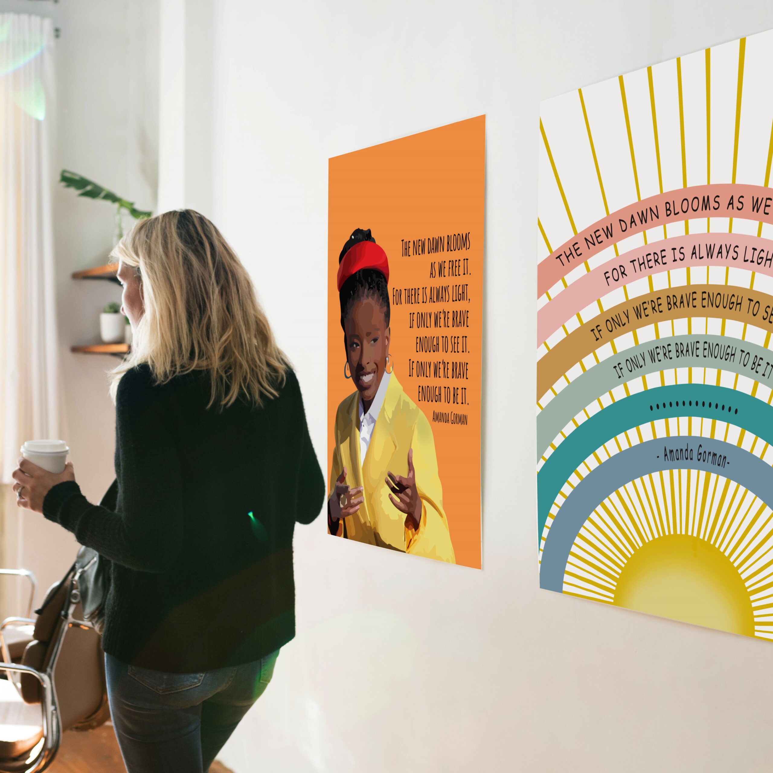 There Is Always Light Motivational Quote Wall Art - Image 2