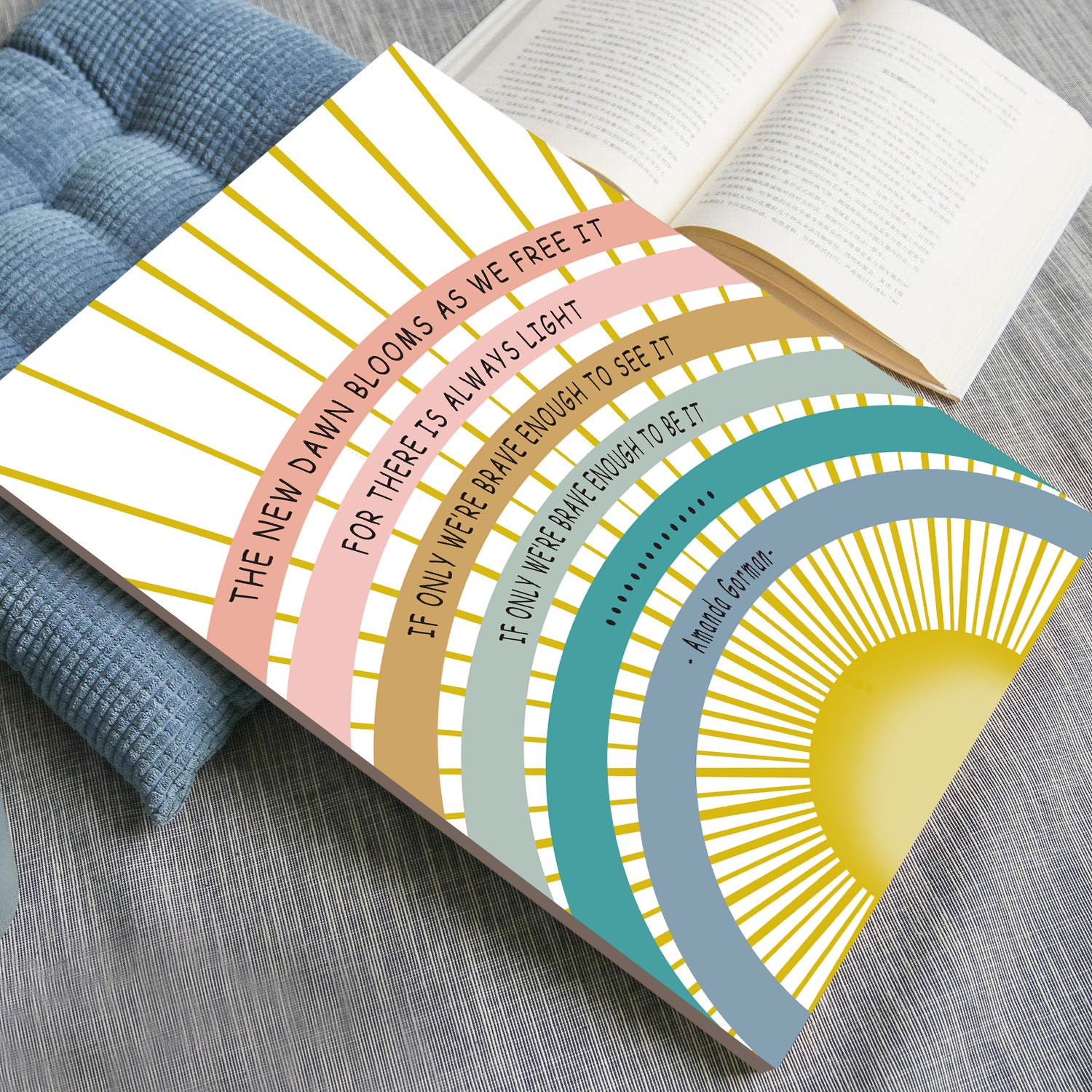 There Is Always Light Motivational Quote Wall Art - Image 4